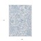 Homeroots 9' X 12' Sky Blue Denim Blue And Ivory Paisley Washable Indoor Outdoor Area Rug 588664 - alternate 9