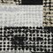 Homeroots 8' Black Taupe And Ivory Round Geometric Washable Indoor Outdoor Area Rug 612390 - alternate 8