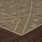 Homeroots 8' Beige and Brown Geometric Distressed Indoor Outdoor Runner Rug 559073 - alternate 7