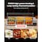 Vevor Commercial Food Warmer Glass Cover 1500W Bain Marie with Three Food Pans M-2213 - alternate 6