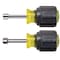 Klein Tools Nut Driver Set, Magnetic Stubby Nut Drivers, 1-1/2-Inch Shaft, 2-Piece 610M - alternate 1