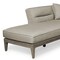 Homeroots Beige Fabric L Shaped Sofa and Chaise Sectional With Toss Pillows 607313 - alternate 3
