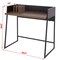 Homeroots Contemporary Brown and Black Computer And Writing Desk with USB Port 474694 - alternate 2