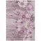 Homeroots 8' X 10' Plum Mauve And Pink Floral Washable Indoor Outdoor Area Rug 582761 - alternate 7