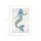 Homeroots Mermaid at Heart 1 White Framed Print Wall Art 407721 - alternate 2