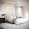 Martha Stewart Britta Full Upholstered Platform Bed w/Rounded Headboard, Piped Detailing/Cushioned Sderails, Beige TW-3WDB01B-F-BG-MS - alternate 8