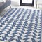 Jonathan Y Andratx Modern Tribal Geometric Ivory/Blue 3 ft. x 5 ft. Indoor/Outdoor Area Rug SMB126C-3 - alternate 7