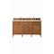 James Martin Vanities Brittany 60" Double Vanity, Saddle Brown, w/ 3 CM Tajnar Eclos Top 650-V60D-SBR-3TJR - alternate 1