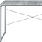 Homeroots 47" Gray and Black Writing Desk 491458 - alternate 4