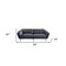Homeroots 84" Dark Gray Sofa With Black Legs 480915 - alternate 8