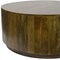 Homeroots 42" Brown Solid Wood Round Coffee Table 493313 - alternate 5