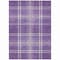 Homeroots 3' X 5' Purple Gold And Ivory Plaid Washable Indoor Outdoor Area Rug 596357 - alternate 8