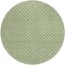 Homeroots 8' Green And Gray Round Floral Washable Indoor Outdoor Area Rug 610650 - alternate 8
