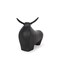 Homeroots 11" Black Aluminum Bull Tabletop Sculpture 608728 - alternate 1