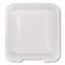 Karat Polypropylene Plastic Hinged Container, 9.35 x 9.22 x 3.17, Clear, Plastic, 200PK FP-HC99PP-1C - alternate 6