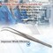A2Z Scilab Forceps Micro 12 Inch Curved Serrated Narrow-Tip Stainless Steel Tweezers A2Z-ZR1134 - alternate 6