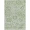 Homeroots 3' X 5' Mint Green And Gray Damask Washable Indoor Outdoor Area Rug 603773 - alternate 9