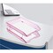 Acrimet Facility 2 Tier Letter Tray Front Load Letter Size Desktop File Organizer Plastic Clear Pink 263.8 - alternate 5