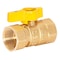 Brasscraft Eastman 3/4 in. Brass FIP Ball Valve T-Handle For Gas 60011B - alternate 1