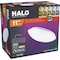 Halo 11'' CCT LED Low Profile Round Flush Mount Ceiling Light Fixture FM119S1EWHR - alternate 1