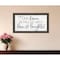 Homeroots Our Home Black Framed Print Wall Art 529663 - alternate 3
