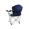 Picnic Time Family Of Brands Reclining Camp Chair, Navy Blue with Gray Accents 803-00-138-000-0 - alternate 5