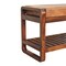Homeroots 32in Brown Solid Wood Storage Bench With Cabinet 718235 - alternate 6