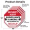 Signmission Security Alert Surveillance Cameras, 10 inch X 10 inch, Aluminum Metal Signs, 5PK OC-A-5Pack-10-328 - alternate 5