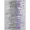 Homeroots 5' X 8' Purple Ivory And Charcoal Abstract Washable Indoor Outdoor Area Rug 582399 - alternate 8