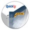 Stride QuickFit Landscape Spreadsheet Round Ring View Binder, 3 Rings, 1in Capacity, 14 x 8.5, Black 95011L - alternate 7