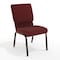 Flash Furniture Burgundy Fabric Church Chair, PK4 4-XU-CH-60096-BYXY56-GG - alternate 1
