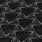 Homeroots 8' Black And White Round Geometric Washable Indoor Outdoor Area Rug 613544 - alternate 6