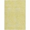 Homeroots 5' X 8' Yellow And Ivory Abstract Washable Indoor Outdoor Area Rug 599773 - alternate 7