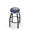 Holland Bar Stool Co 36" Blk Wrinkle Nashville Predators Swivel Bar Stool, Chrome Ring L8B2C36NshPre - alternate 1