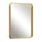 Homeroots 50" Gold Metal Framed Standing Mirror 564482 - alternate 1