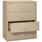 Fireking 38-15/16" W 4 Drawer Fire-Resistant Lateral File Cabinet, Parchment, Letter/Legal 4-4422-CPA - alternate 3
