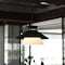 Vaxcel Loomis 1-Light Matte Black Mid-Century Modern Pendant, White Frosted Glass Shade P0440 - alternate 6