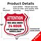 Signmission 24 Hour Surveillance Shield Sign Attenti, 12 inch X 12 inch, Plastic Sign, 2PK SHI-P-2PACK-12-351 - alternate 6