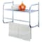 Simple Spaces Bathroom Rack, 11 lb Each shelf, 6.6 lb Each Towel Rack Max Weight Capacity, 1-Shelf, Metal BR32-CH - alternate 1