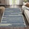 Jonathan Y Khalil Modern Berber Stripe Cream/Navy 3 ft. x 5 ft. Area Rug MOH207E-3 - alternate 6