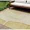 Homeroots 10' X 14' Gold Wheat And Beige Abstract Washable Indoor Outdoor Area Rug 582025 - alternate 1