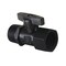 Kingston Brass 1/2" FIP x 1/2" MIP Quarter-Turn Quarter-Turn Straight Shut-Off Valve, Matte Black KB400V0 - alternate 1