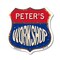 Signmission Peter's Workshop, 12 Inch X 12 Inch, Plastic Sign SHI-P-12-489-PETER - alternate 1