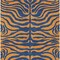 Homeroots 5' X 8' Navy Blue And Pink Animal Print Washable Indoor Outdoor Area Rug 600679 - alternate 7