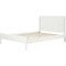 Homeroots White Shiplap Texture Solid Wood King Bed Frame 523623 - alternate 8