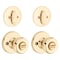 Kwikset Deadbolt and Entry Lockset, 3 Grade, Keyed Key, Polished Brass, 238 x 234 in Backset 242T3CP6ALRCS - alternate 4