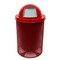 Mytcoat Trash Receptacle, Dome Lid, Liner, 32 Gal, Red, Expanded Metal, Textured Coating 804366 - alternate 1