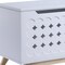 Homeroots 16" X 37" X 21" White Natural Wood Youth Chest 347557 - alternate 4