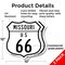 Signmission Missouri Route Marker Shield Sign Us 66, 12 inch X 12 inch, Plastic Sign, 2PK SHI-P-2PACK-12-386 - alternate 3