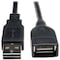 Tripp Lite Reversible USB Extension Cable, Blck, 6 ft UR024-006 - alternate 1